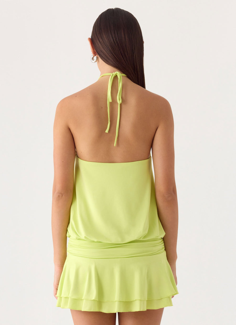 Make It Right Minikjole – Lime