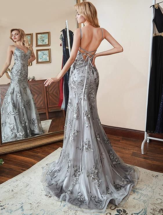 Havfruekjole for kvinner