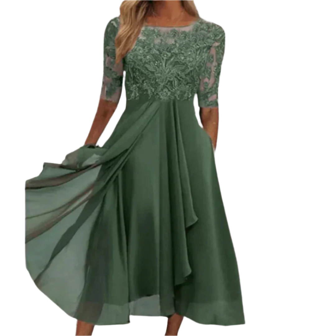 Kvinne Robe Asymmetrisk Elegant