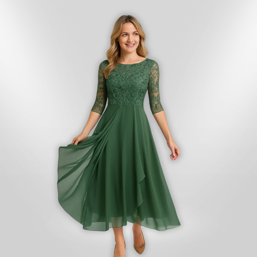 Kvinne Robe Asymmetrisk Elegant