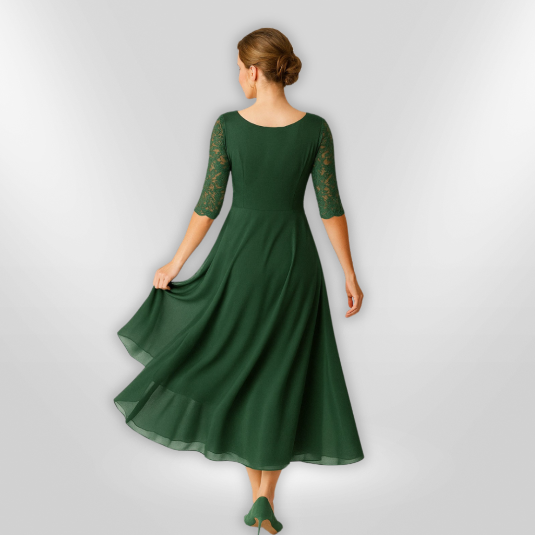Kvinne Robe Asymmetrisk Elegant