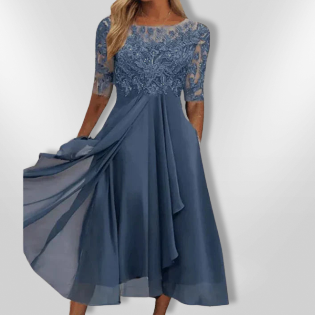 Kvinne Robe Asymmetrisk Elegant