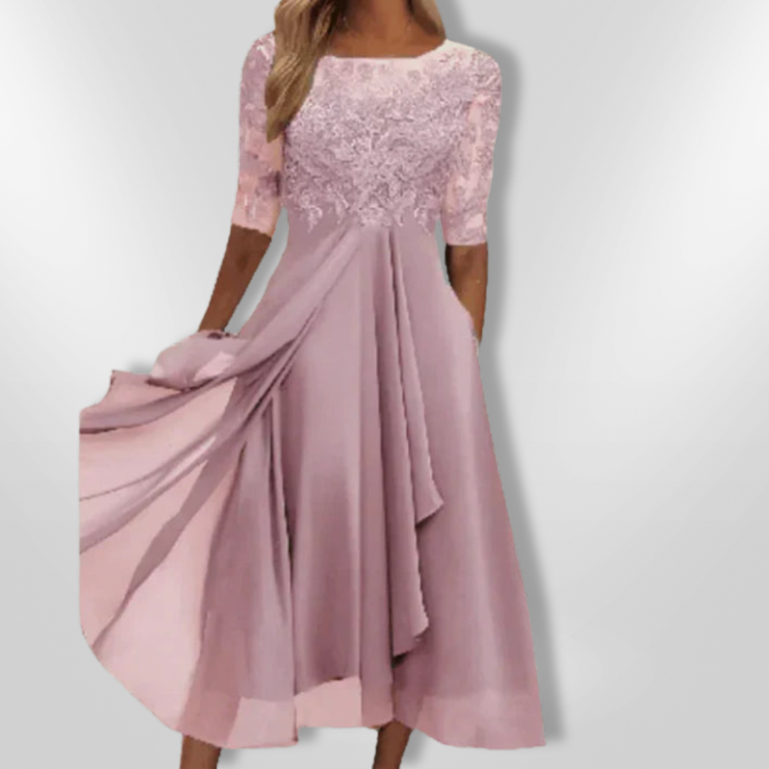 Kvinne Robe Asymmetrisk Elegant