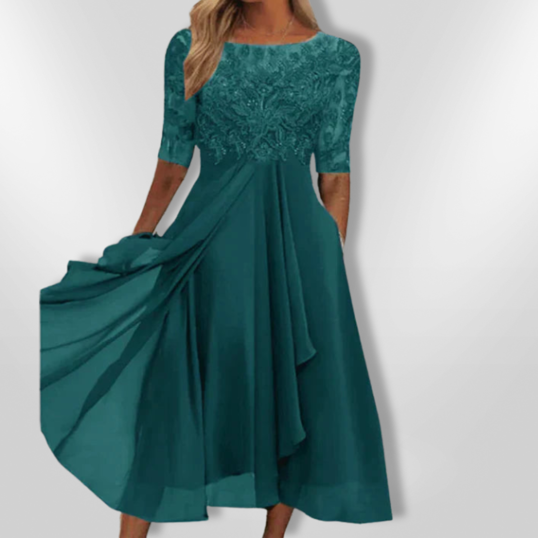 Kvinne Robe Asymmetrisk Elegant