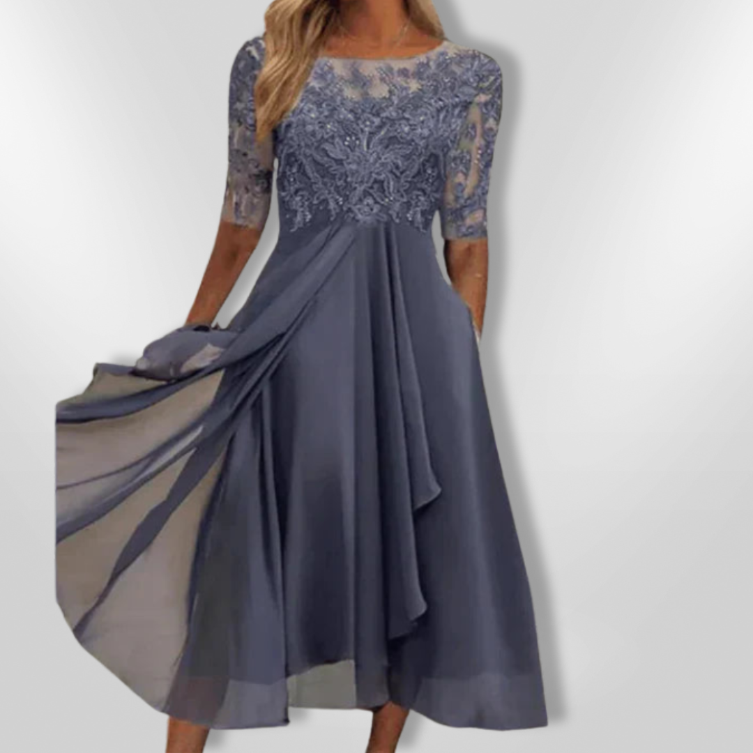 Kvinne Robe Asymmetrisk Elegant