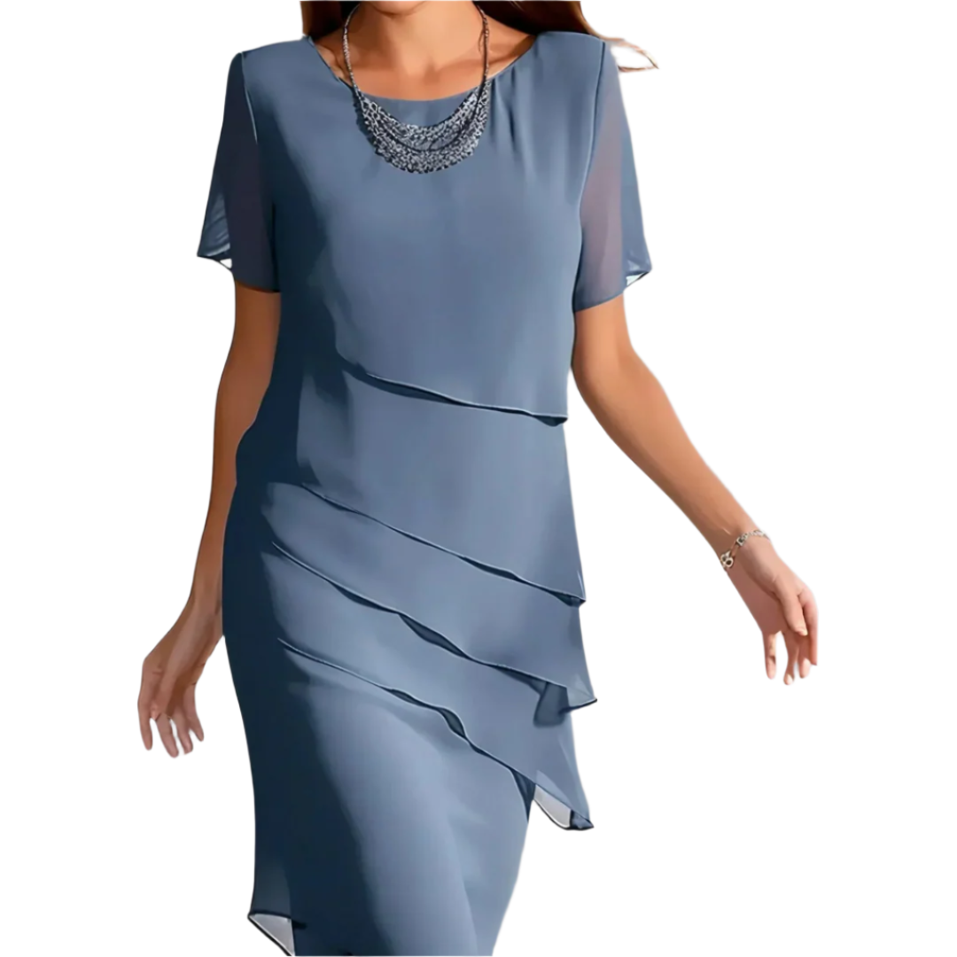 Kvinne Robe Elegant Chiffon