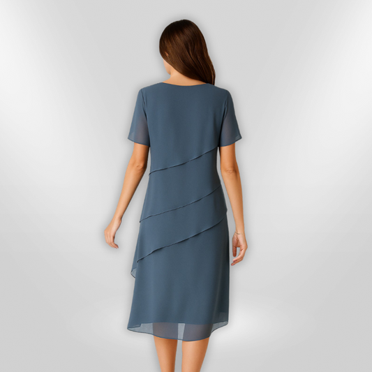 Kvinne Robe Elegant Chiffon