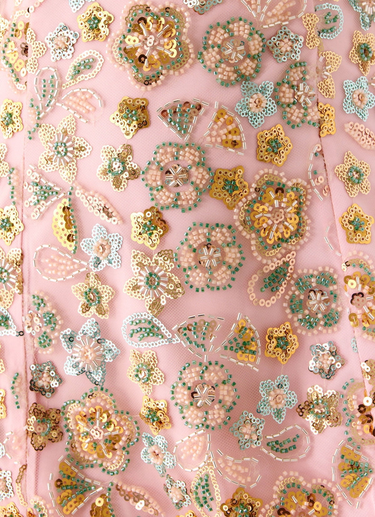 Ellerie Pyntet Minikjole – Rosa