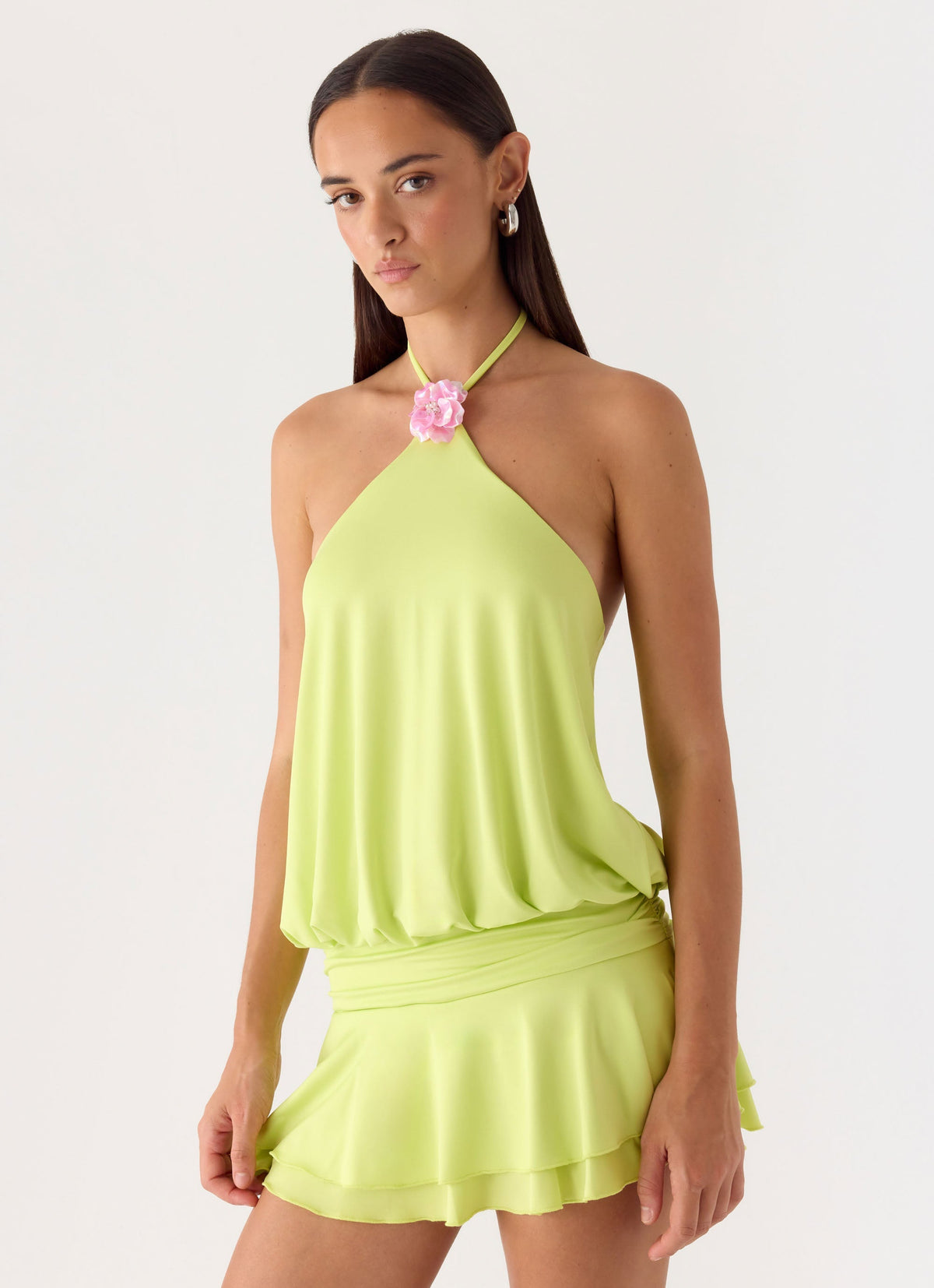 Make It Right Minikjole – Lime