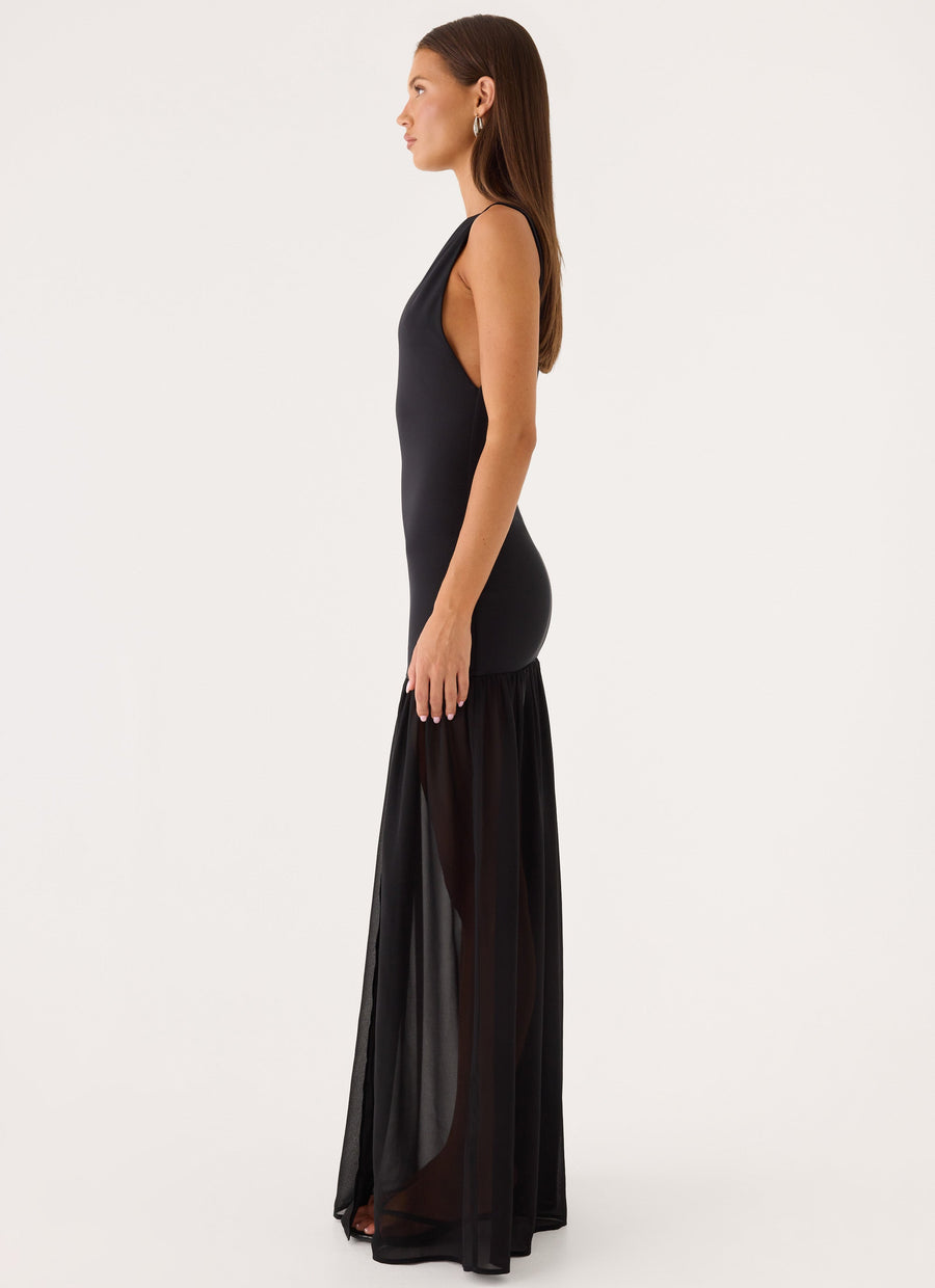 Seraphine Maxikjole – Svart