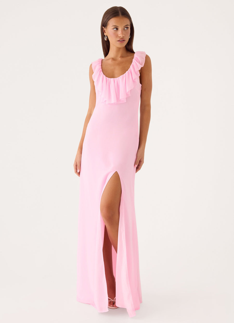 Something Inbetween Maxikjole – Blussende Rosa